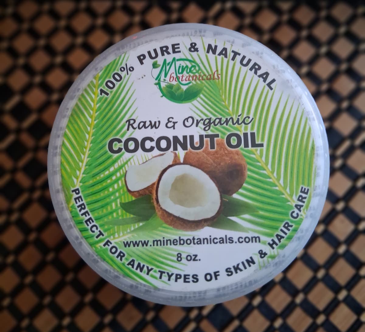 100% Organic Coconut Oil