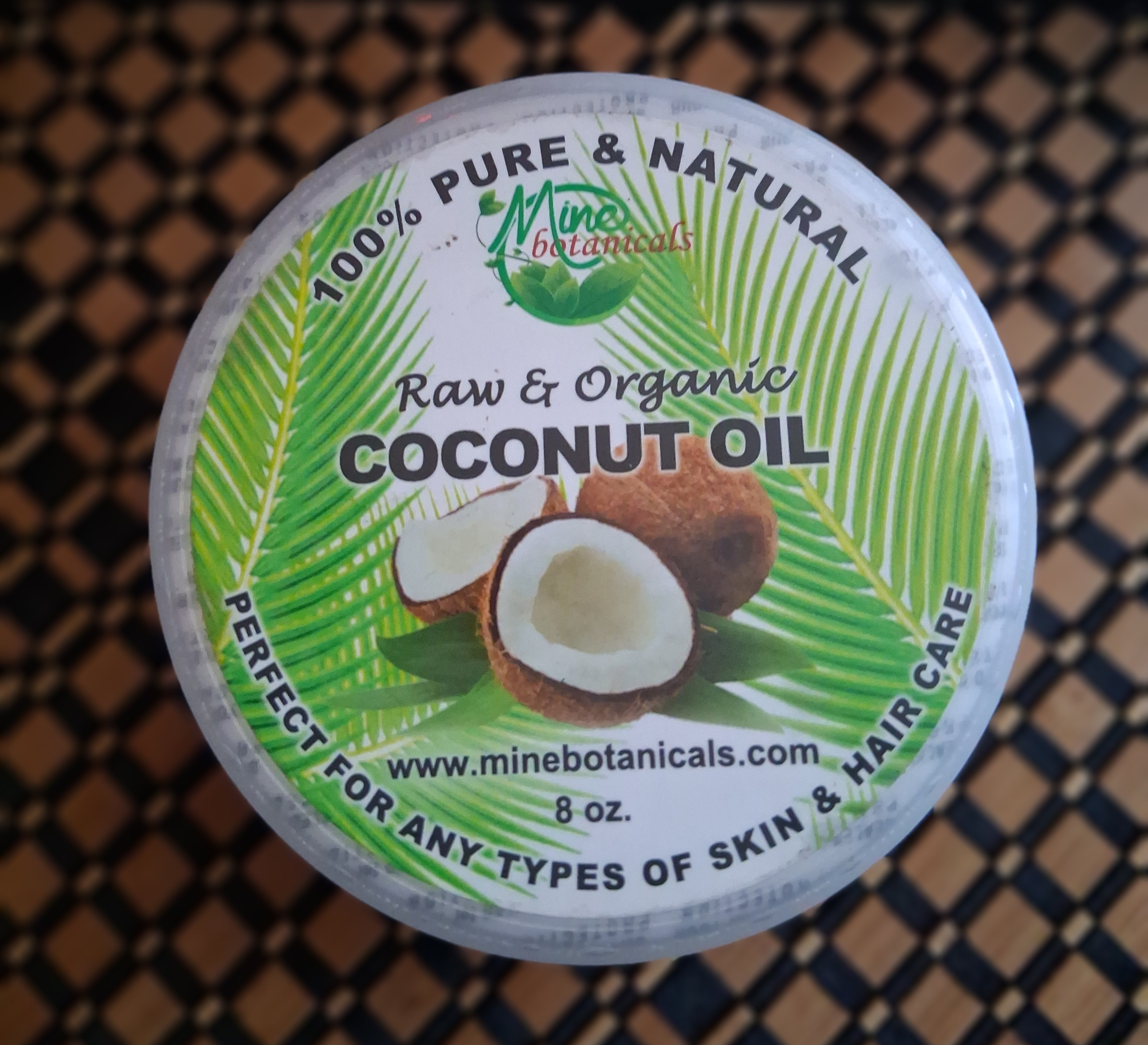 100% Organic Coconut Oil